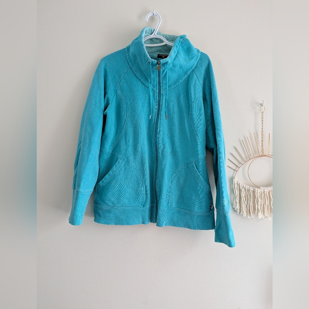 Tuff Athletics Teal Zip-Up Hoodie